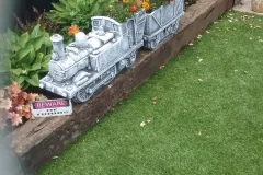 Juliette's been busy and the train's right on time!
