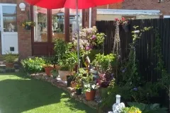Shade for the pot arrangement